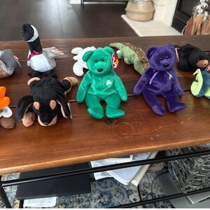 Ty Beanie Babies Lot of 10 All with tags!